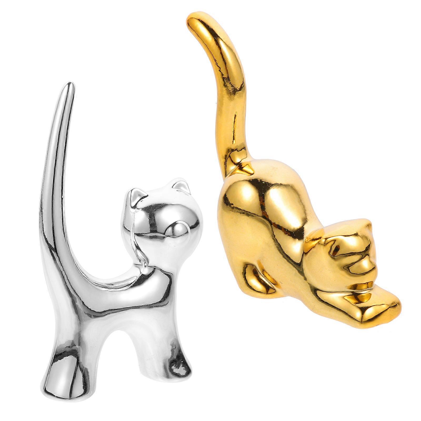 Holder Ceramic for Decoration 2Pcs with Assorted Color Design