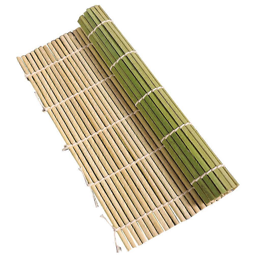 1Pcs Bamboo Sushi Rolling Mat for Kitchen Use Green Color