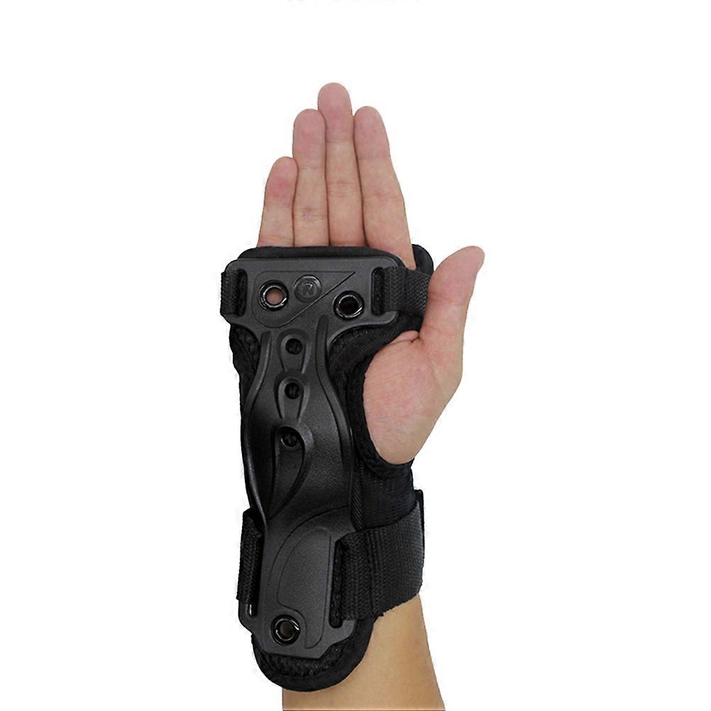 Skating Pads Roller Pads for Wrist Guard 1Pair Black