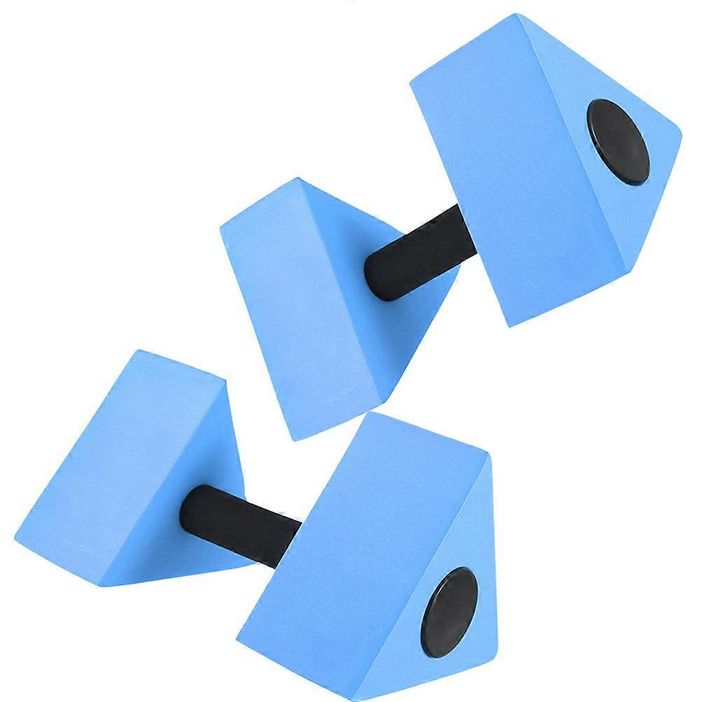 Water Weights Triangle Dumbbell for Pool Exercise 2Pcs Water Aerobics Equipment