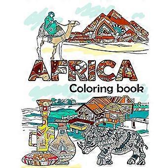 Afrika-Malbuch: Malspaß für Erwachsene, Stressabbau, Entspannung und Flucht (Malen Sie mit Spaß)