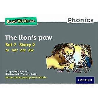Read Write Inc. Phonics: The Lion's Paw (Grey Set 7 Storybook 2)