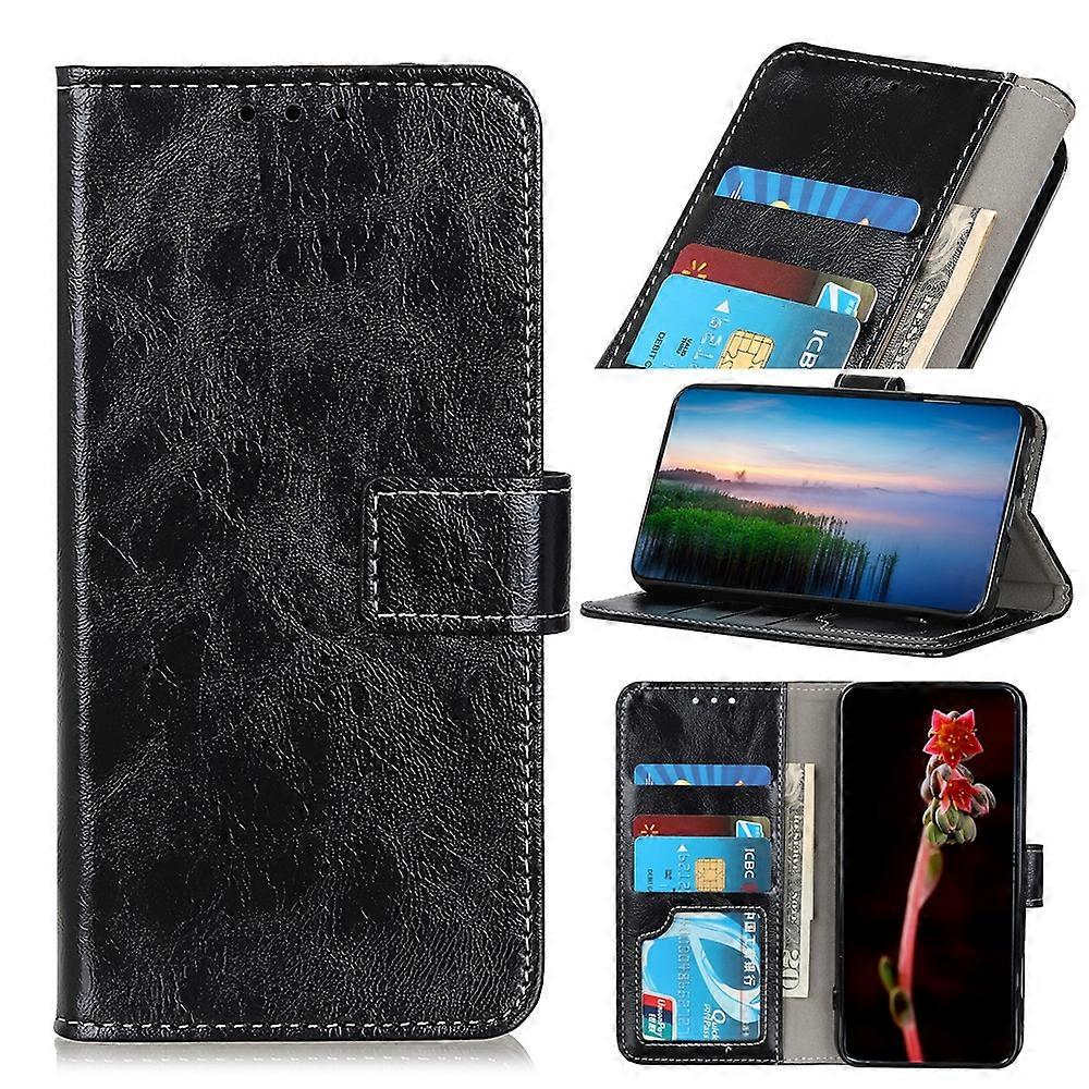 Retro Crazy Horse Texture Leather Phone Case