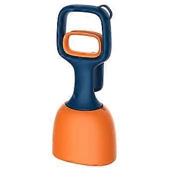 11in Short Handle Pet Poop Scoop for Small/Medium Dogs, Portable Yard & Grass Cleaner
