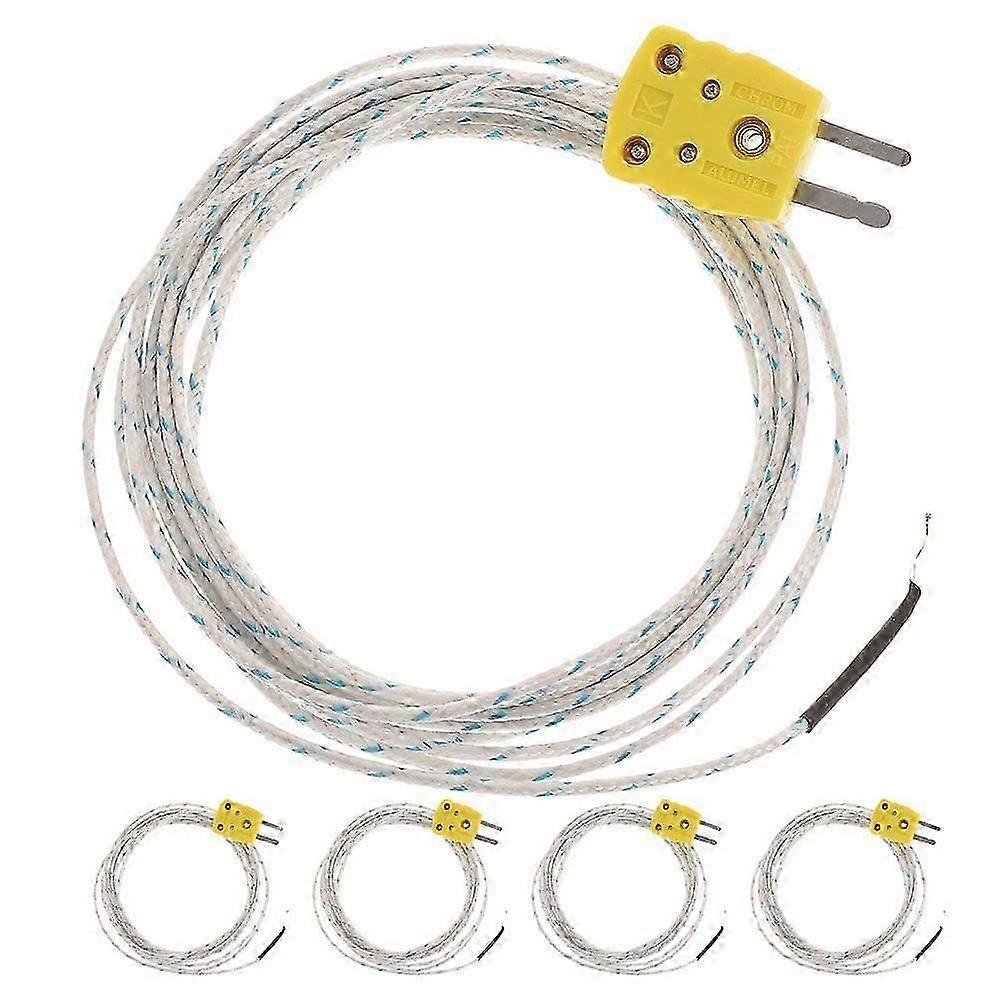 5pcs Temperature Probe Sensor Temperature Sensor Probe for Thermocouple