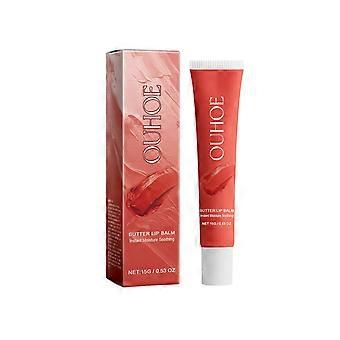 Baume à lèvres coloré hydrate et adoucit en douceur les lèvres, soin de la peau des lèvres ternes, baume à lèvres hydratant rouge