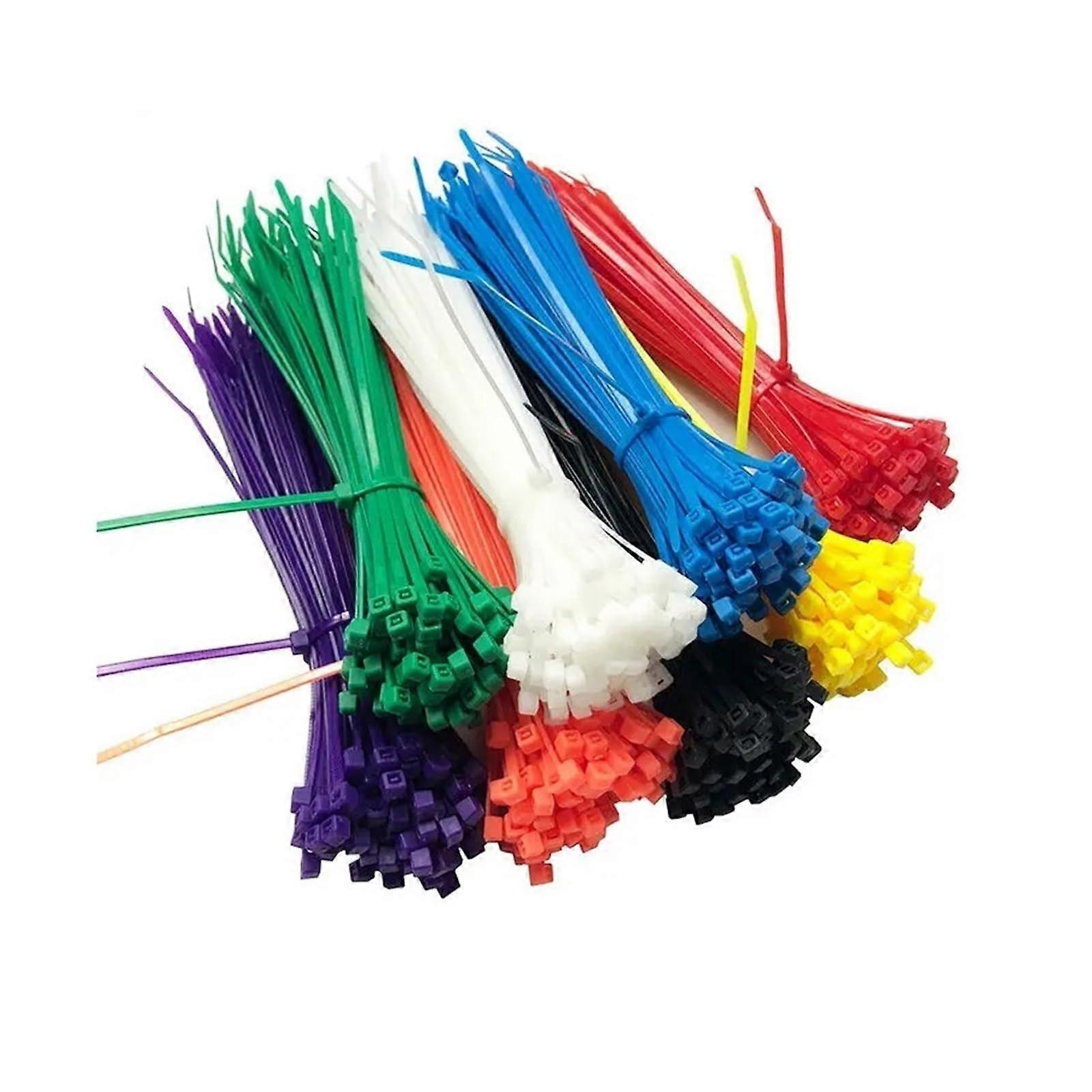 Green Nylon Cable Ties 100mm Self Locking Fixed Loop 2.5mm Bulk 100Pack Durable Construction