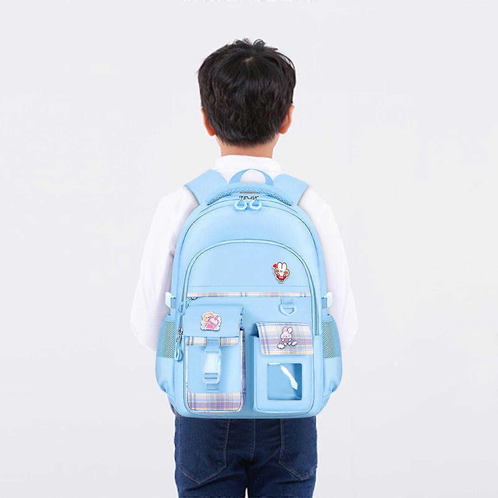 School Bag, Backpack, Interlayer, Laptop, Polyester, 3 Colors Available