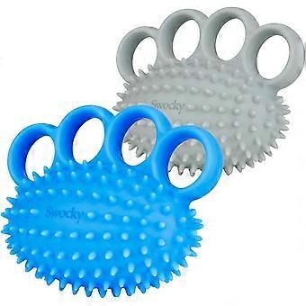 Stressbollar för vuxna Handträningsboll och klämboll Greppstyrketränare för fingerterapi, stresslindring och handträning (2-pack)