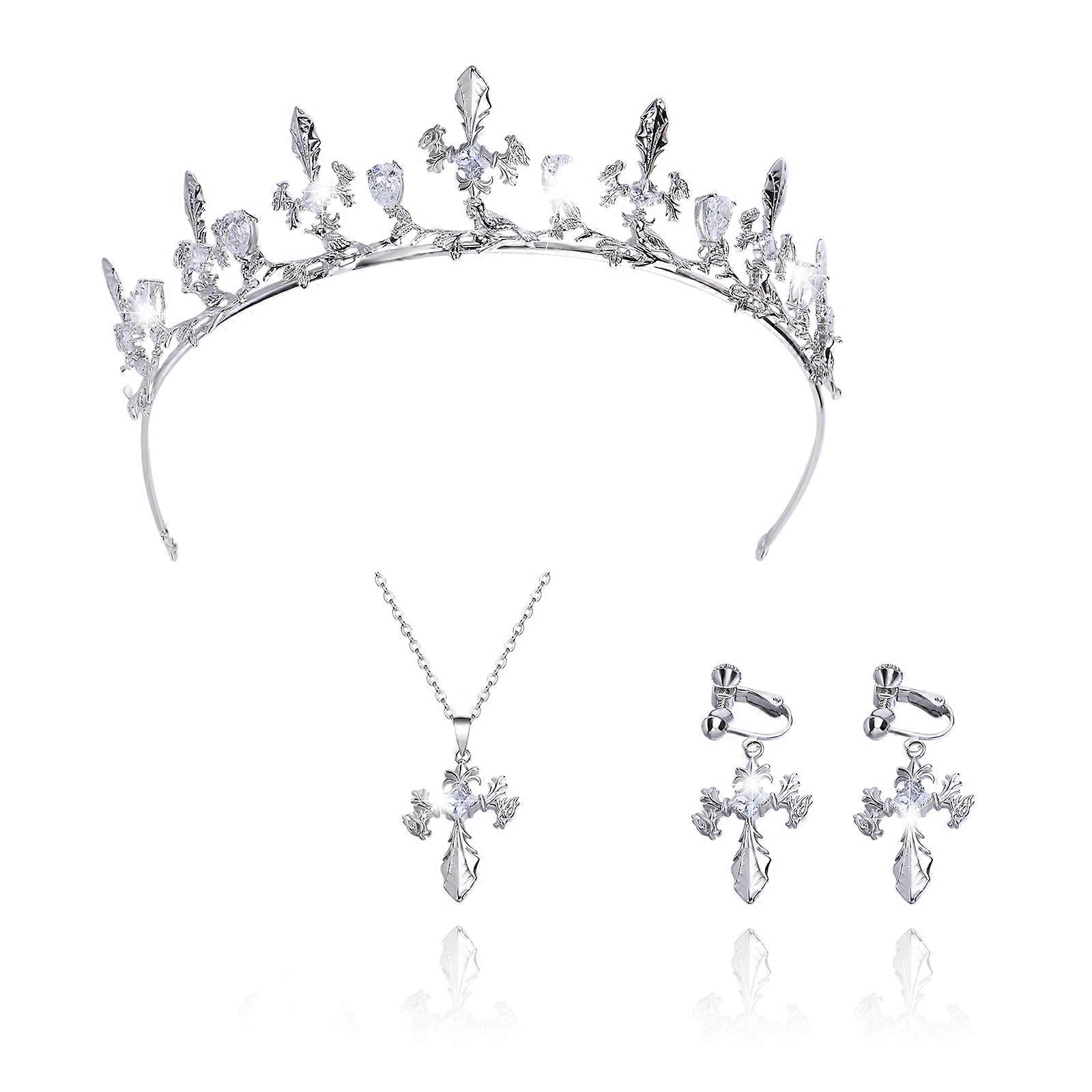 Classic Versatile Silver Crown Set