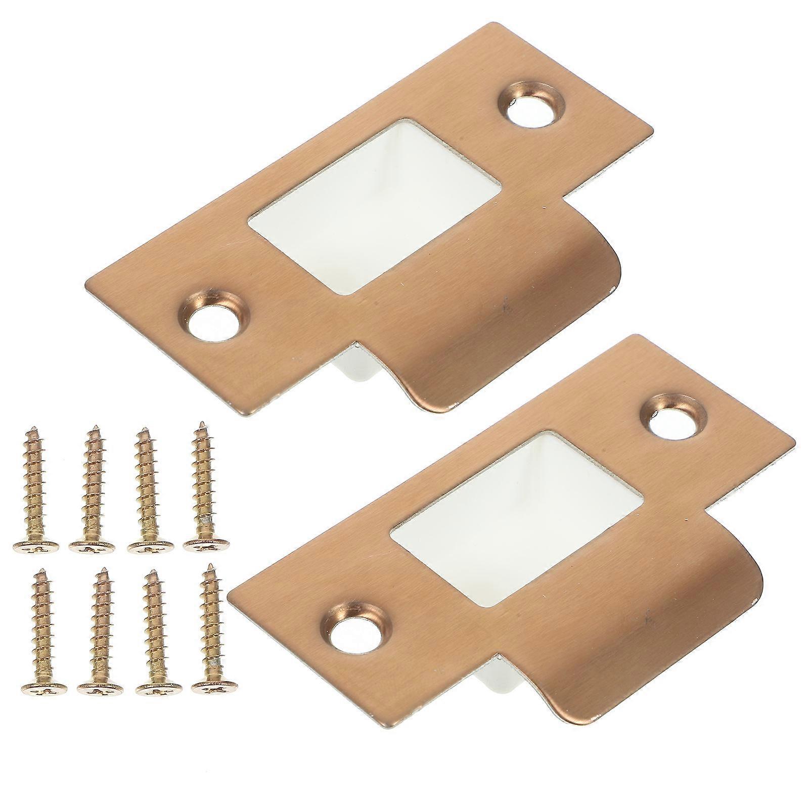 Door Lock Accessory Deadbolt Covers Providing Security with 2Sets
