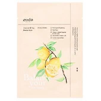 Charcoal Bubble Mask and Yuja Pong-Pong 25 g (Ginger - Patchouli - Bergamot)