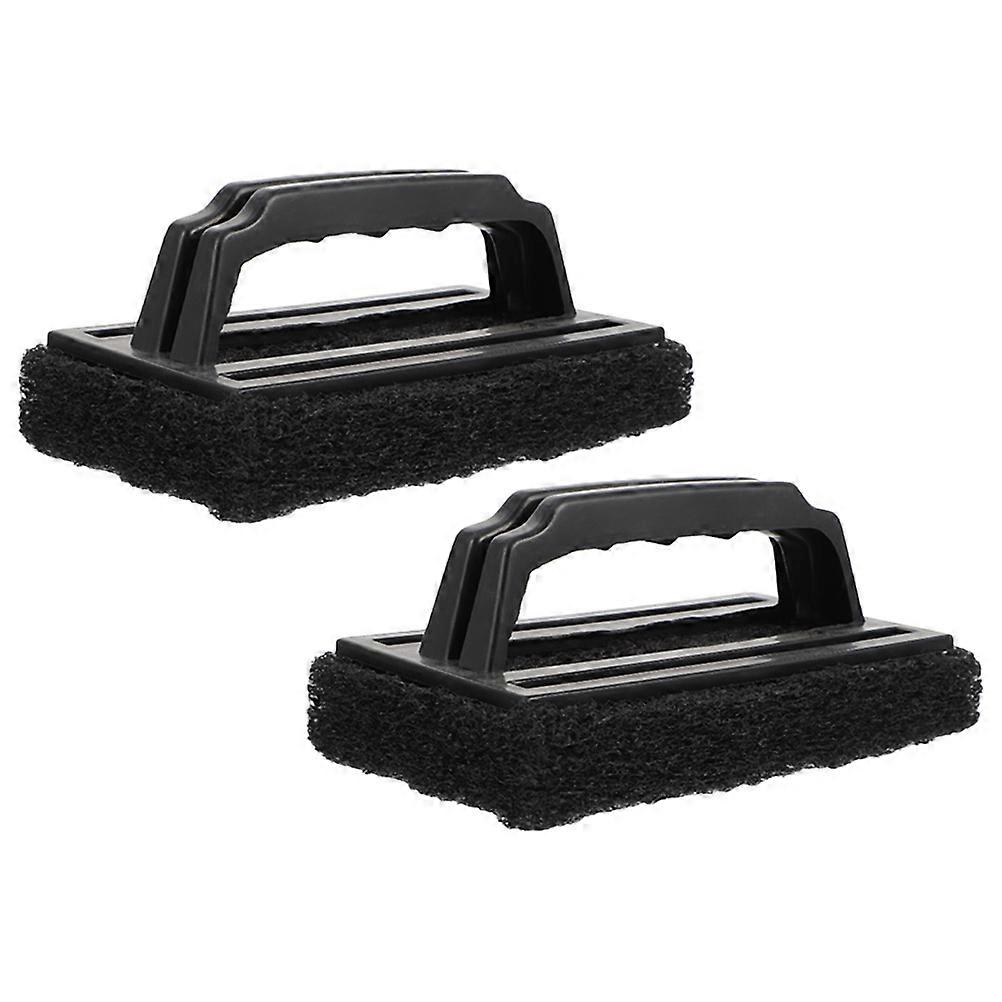 2pcs Kitchen Countertop Clean Brushes Multi-function Grill Rack Cleaning Brushes