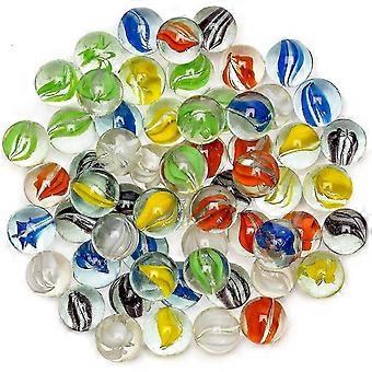 100 Stück Traditionelle sortierte bunte klassische Retro Glas Murmeln Katzen Auge Murmeln Klassische Spiel spielzeug