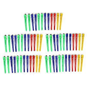 60Pcs Ente Billed Haarspangen ABS-Legierung Anti-Rutsch-Sektionierung in verschiedenen Farben Friseur-Haarspangen für Heimsalon-Styling