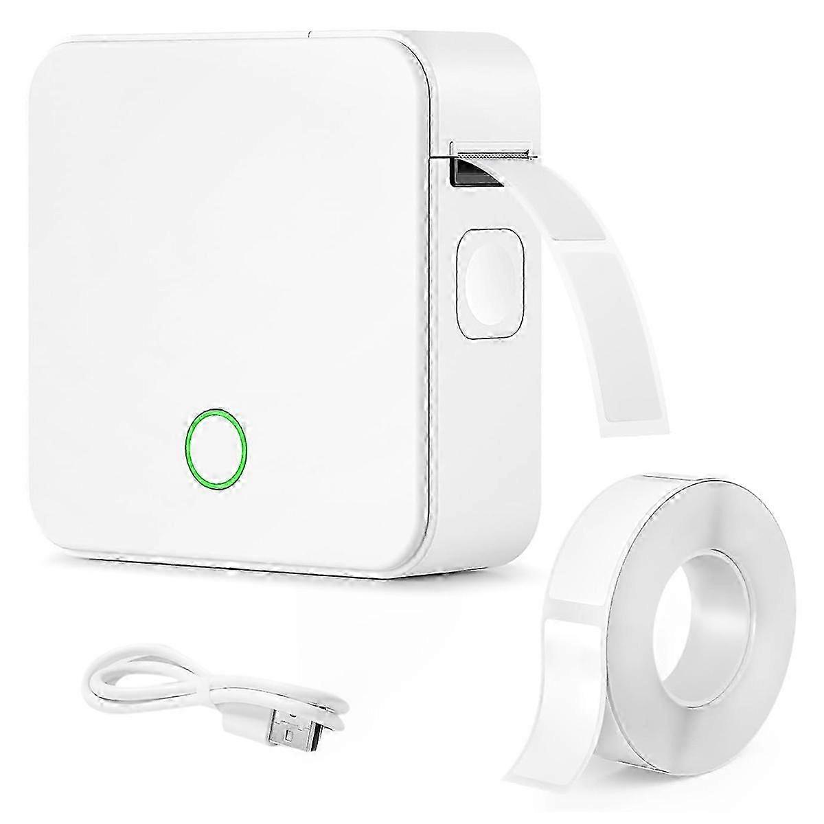Label Maker Machine with Tape P0 Rechargeable Bluetooth Mini Label Printer Portable Small Thermal Labeling Machine Easy