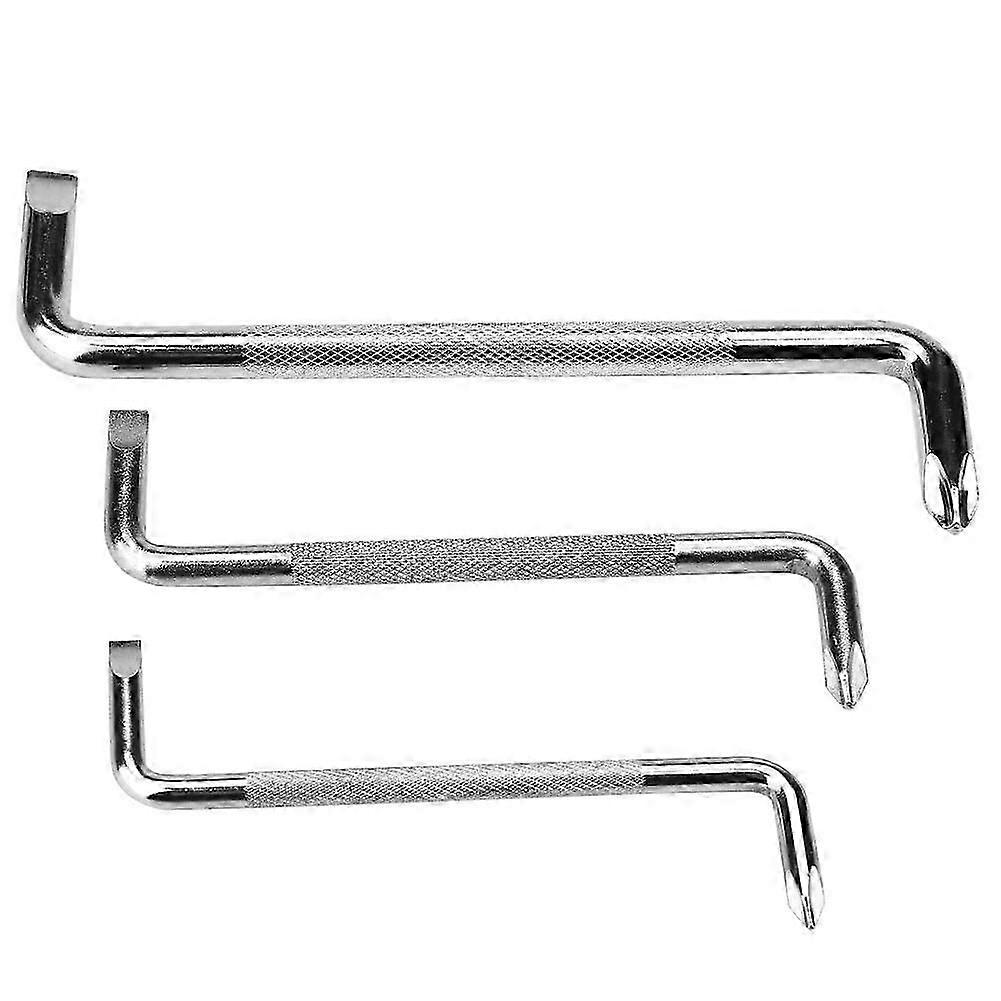 3 Piece Right Angle Double Headed Z-Shaped Offset Screwdriver Set