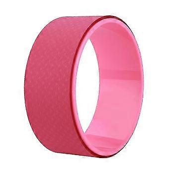 Ruota per esercizi addominali Yoga Stretch, attrezzatura fitness da interno (rosa) 26-27