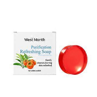 West Month Body Care Skin Soap Gently Cleanses The Body And Skin, Leaving A Moist And Fragrant Bath Care Soap