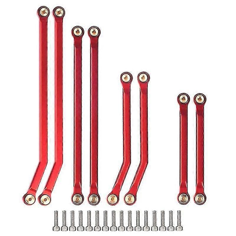 8pcs Cnc High Clearance Links 4 Link Set,red