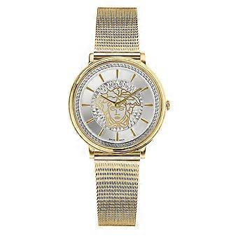 Versace Women's Watch Wristwatch V-Circle VE8102319 Stainless Steel