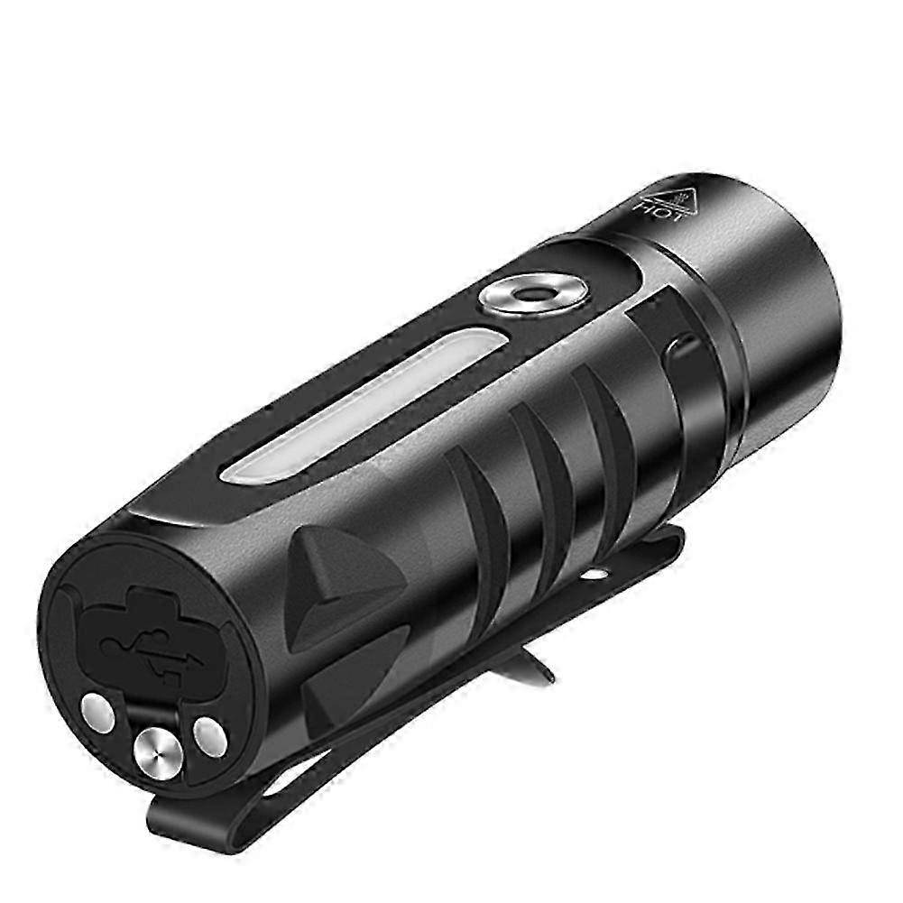 RJ28 EDC Mini Flashlight Portable Keychain Light Type-C Charging Work Light Multi-Light Source Camping Pocket Lantern