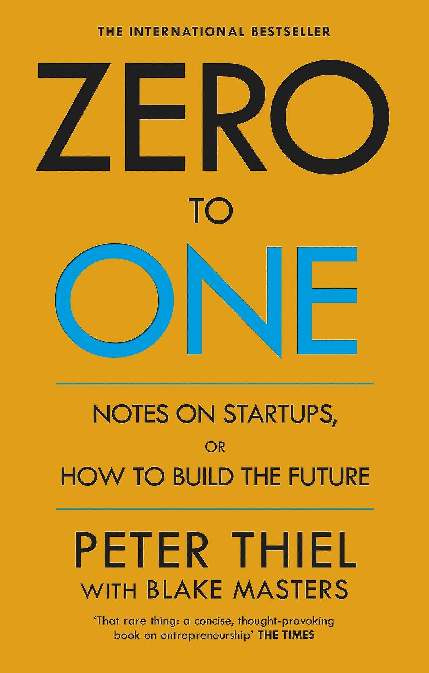 Zero to one notes on startups, or how to build the future