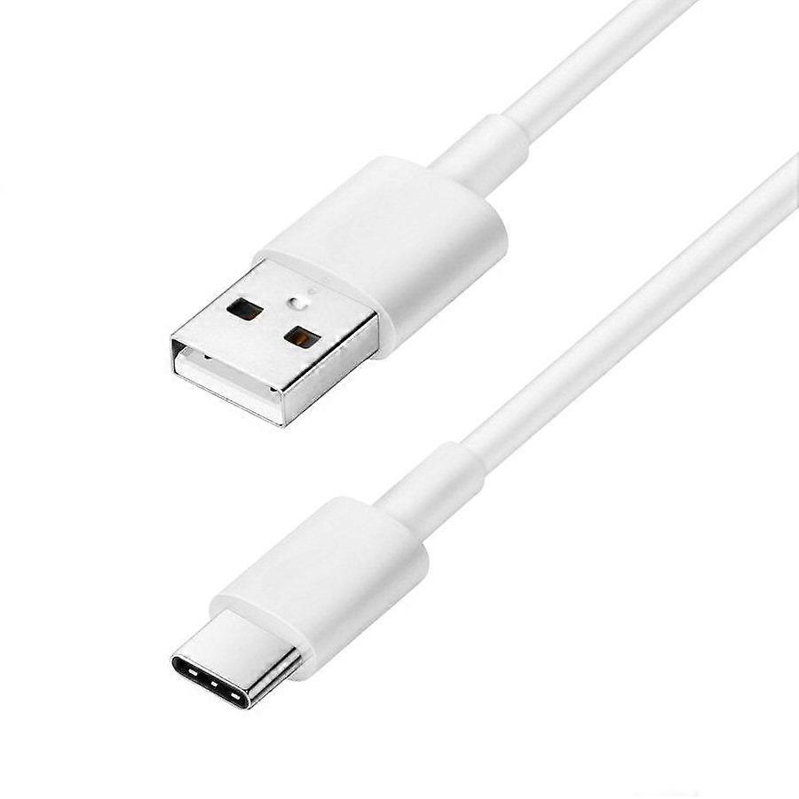 USB-A to USB-C Cable 2.4A Fast Charge 1M White