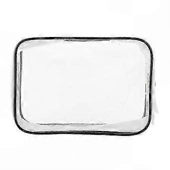 Clear PVC Cosmetic Bag, Transparent Travel Makeup Organizer & Wash Bag