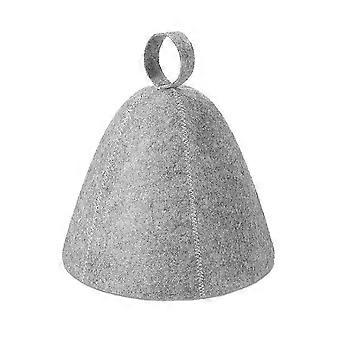 Anti-Hitze Saunahut verdicken Wolle Filz Duschhaube Haar Turban schnell Handtuch trocknen Handtuch Hüte Sauna B