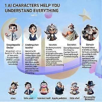 2.4G AI Kids Camera Learning Machine Portable Children Explore Camera Intelligent AI Educational Camera Pink