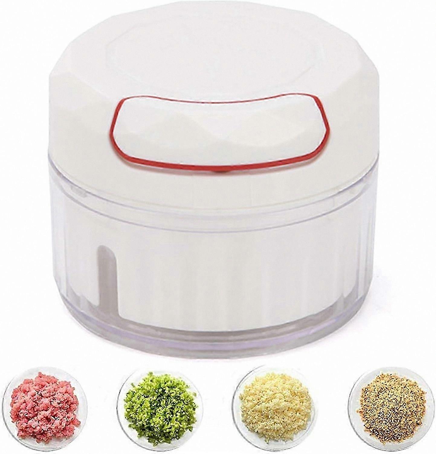 Multi-Function Manual Garlic Press and Mini Vegetable Chopper