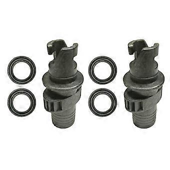 Luftventiladapter für Kajaks, Schlauchboote und Beiboote, Adapter für Pumpenschläuche, Schraubverbinder