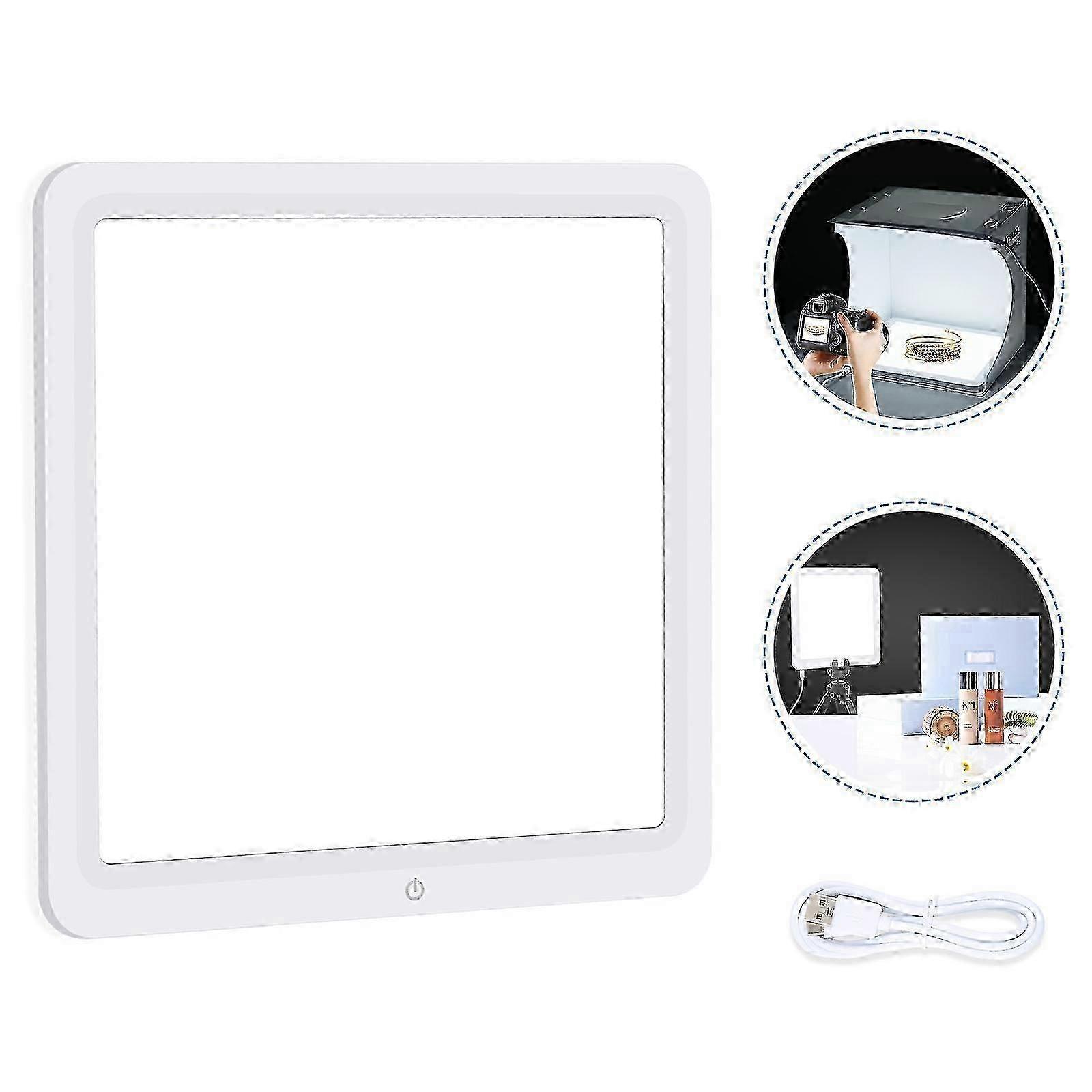 20cm LED Shadowless Light Pad for Photo Studio Box