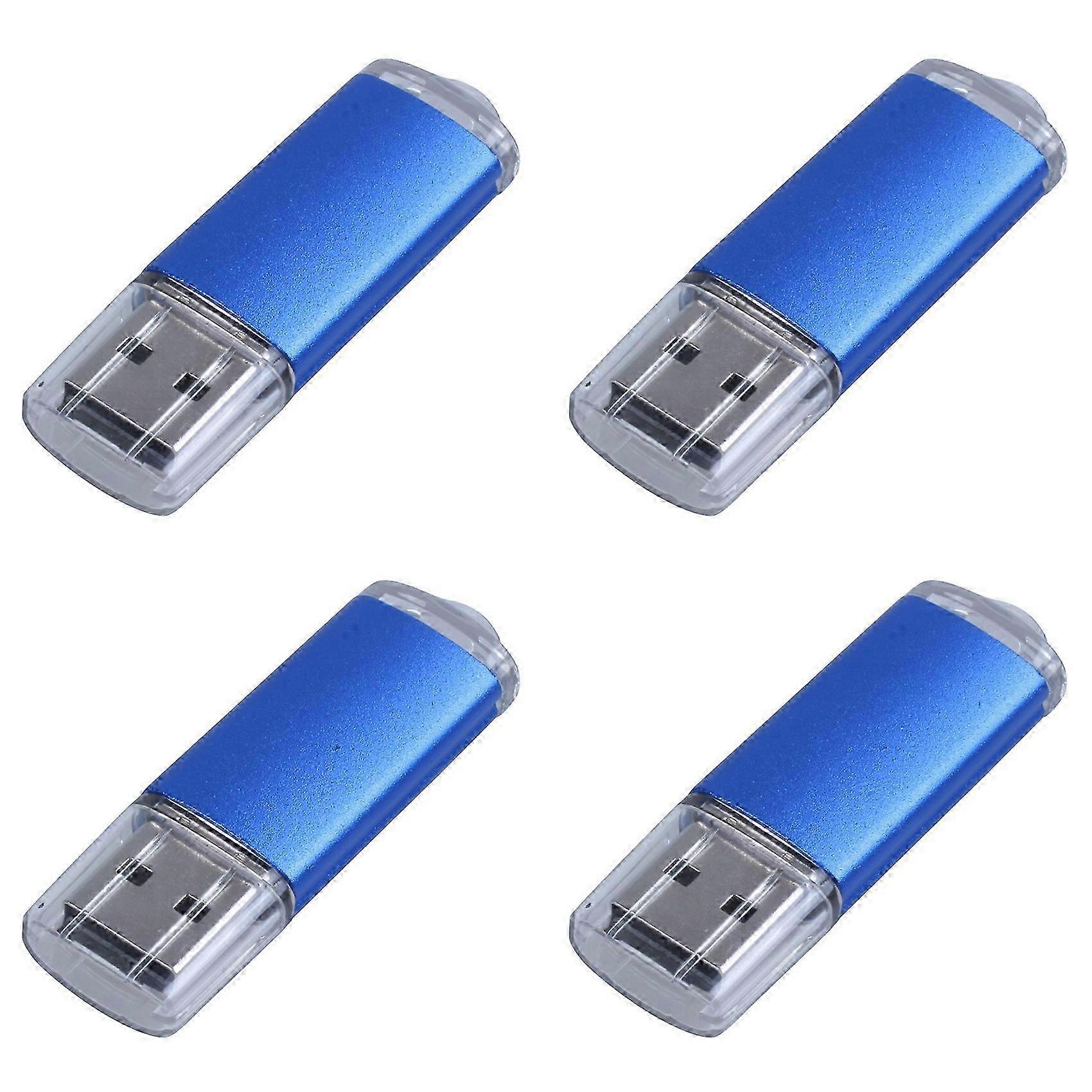 4X 256 MB USB 2.0 Flash U Disk Blue