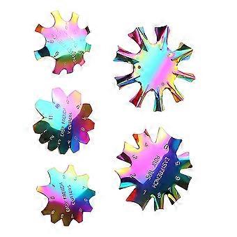 French Manicure Templates Creative Fingernail Making Templates for 10Pcs