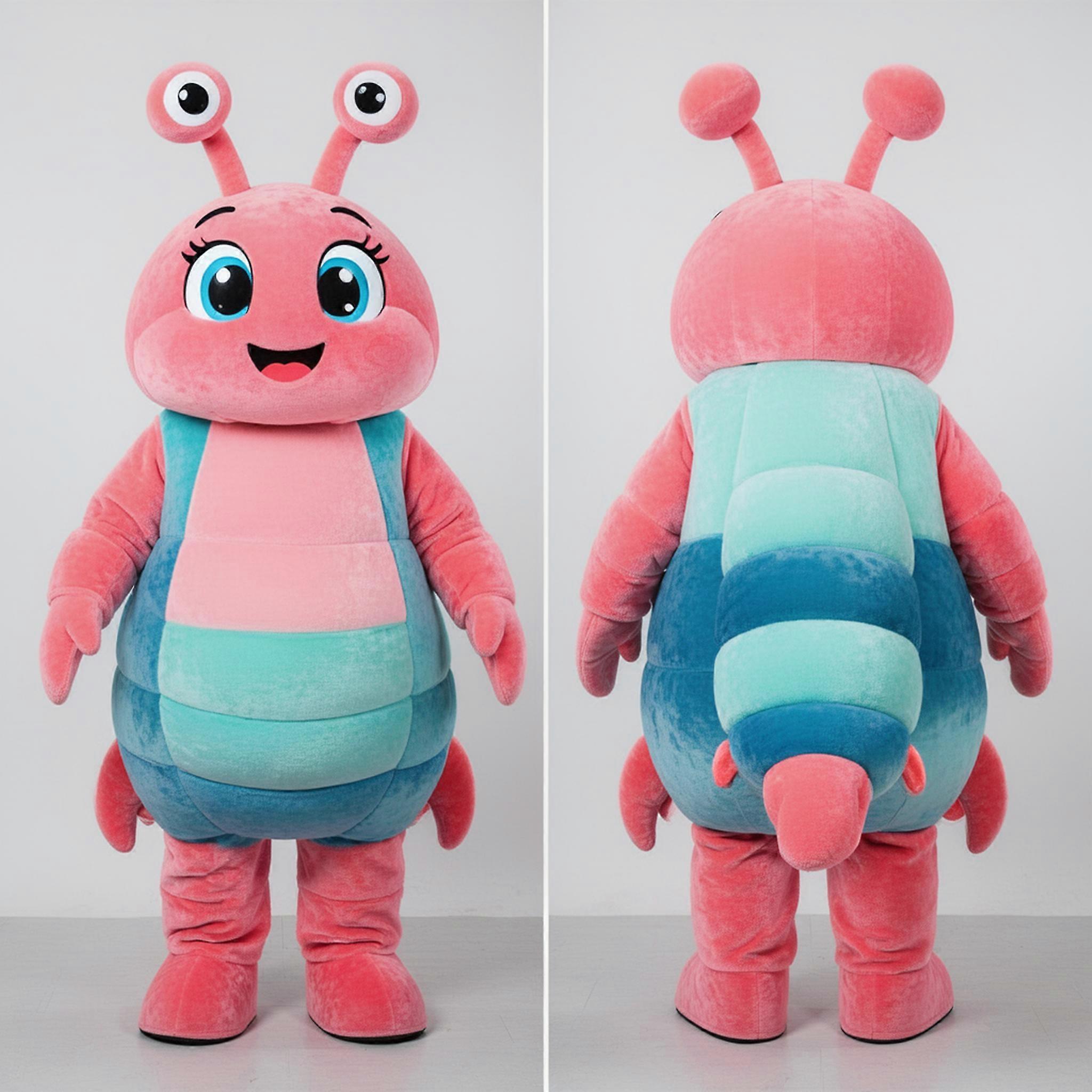 MASTICOT Ocean Blue Friendly Lobster Mascot