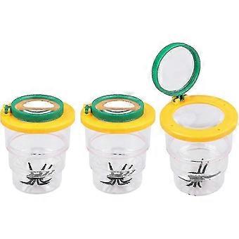3 Pcs Insect Magnifier Box with Ventilation Holes Portable Insect Viewer for Kids