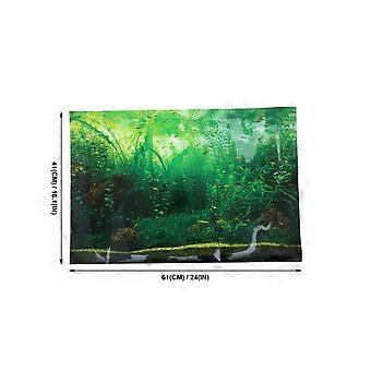 Aquarium Water Grass Background Sticker for Fish Tank Decoration