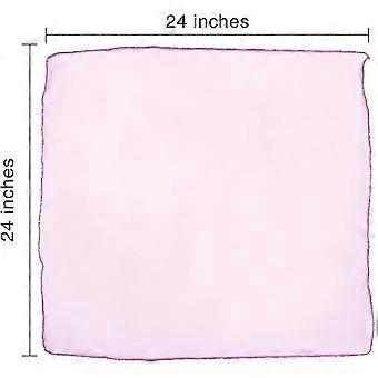 20 pezzi di sciarpe da ballo, sciarpe da giocoleria, sciarpe magiche, sciarpe per banda ritmica, multicolore, quadrate, 24 x 24 pollici