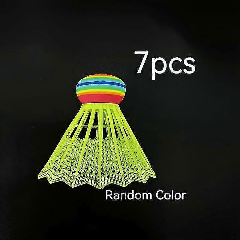 7 Pcs High-Visibility Nylon Shuttlecocks