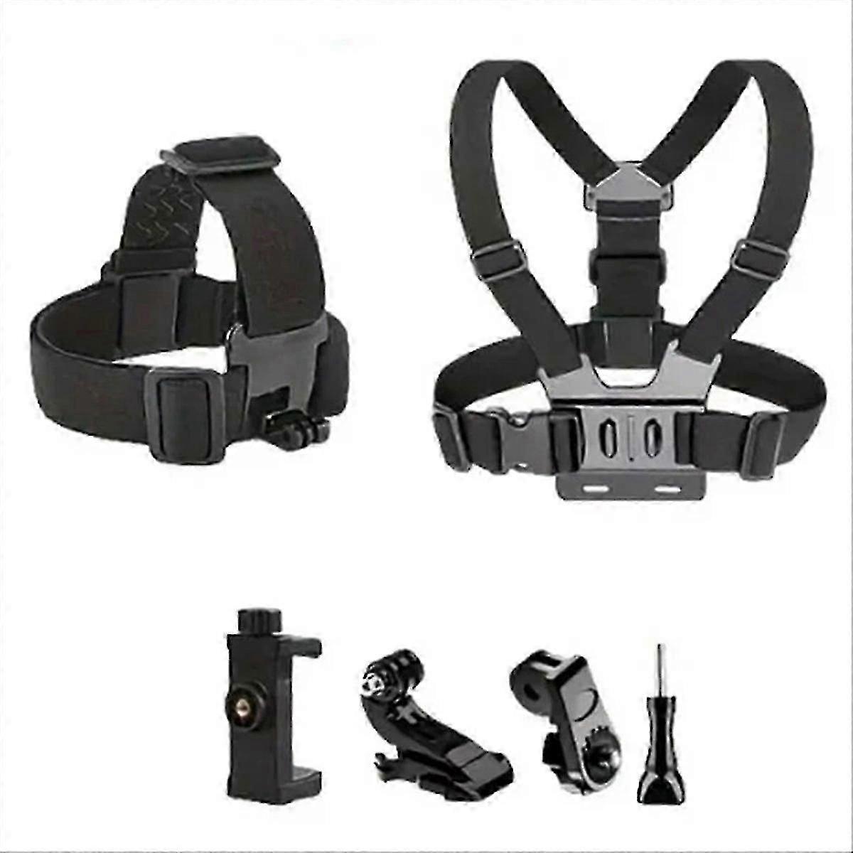6pc Adjustable Action Cam Accessory Kit