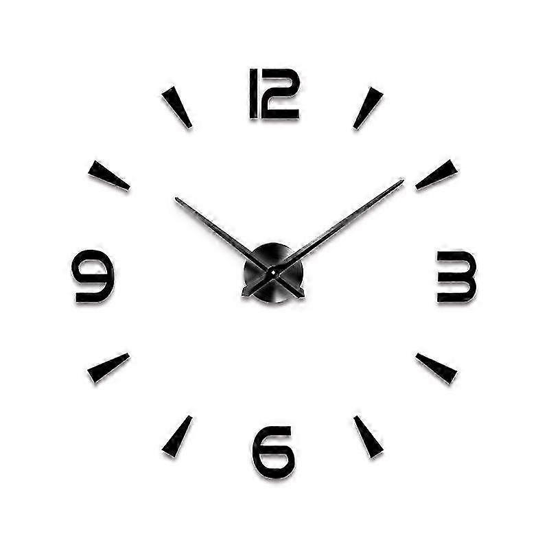 3D Acrylic Mirror DIY Wall Clock