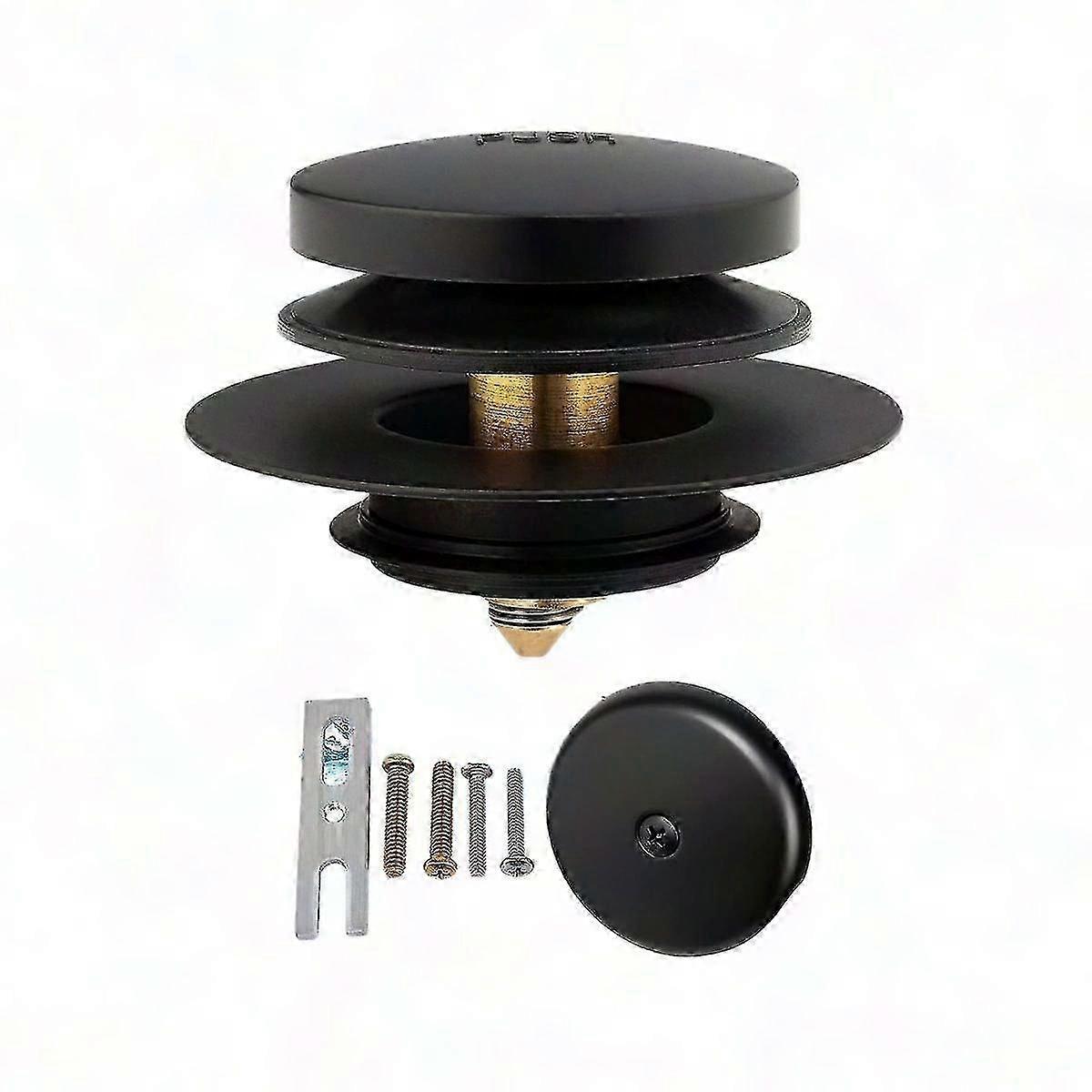 Universal Tub Drain Tip Toe Conversion Kit for Bathtub Drain Replacement Assembly & Installation