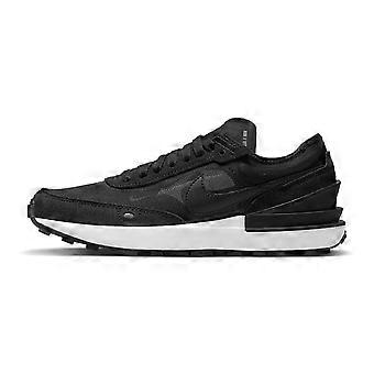 Nike Waffle One Black White Orange Black GS DC0481-001