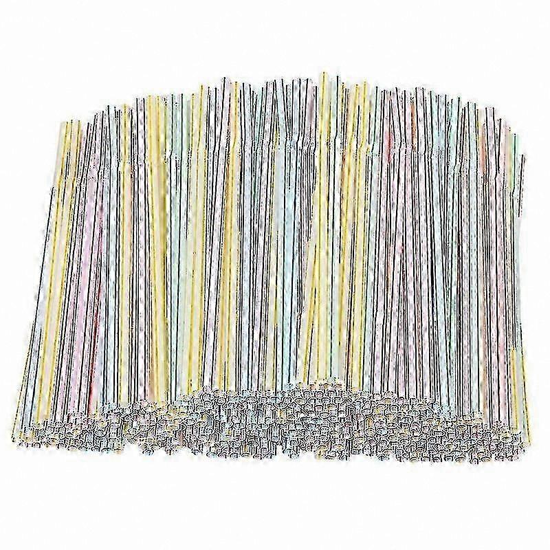 Bendable Multi-Coloured 8-Inch PP Straws