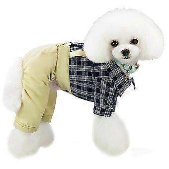 Camiseta cómoda con pajarita y estampado de perro