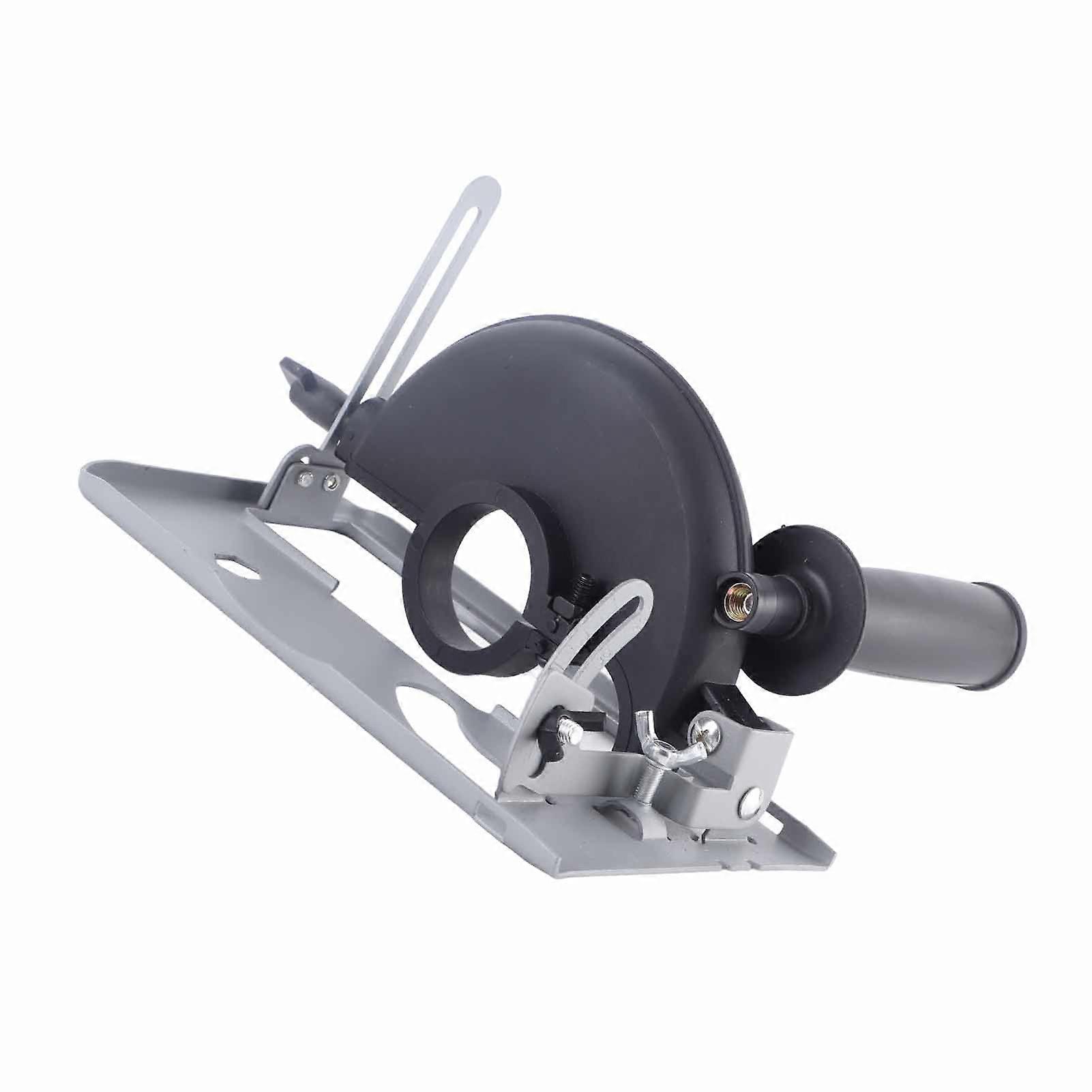 Angle Grinder Cutting Bracket Protective Cover Adjustable Mill Shield Accessories with Guide Gauge
