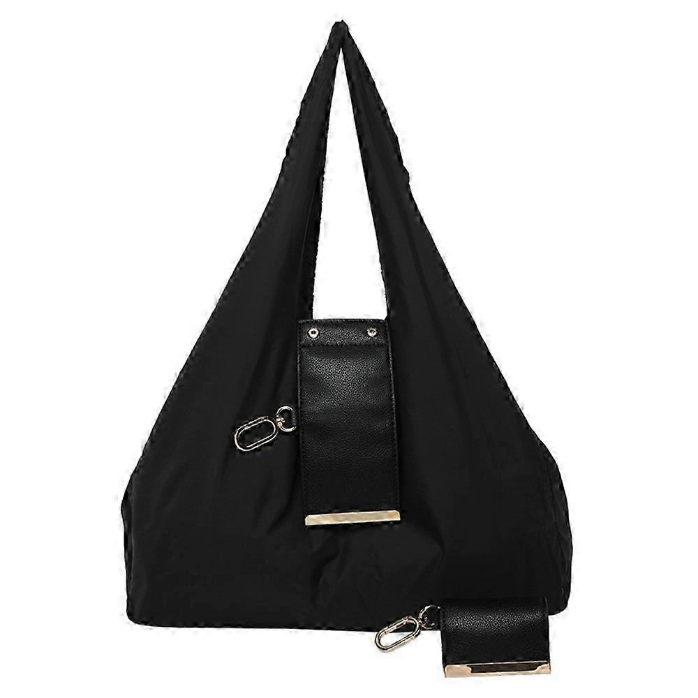Lightweight Nylon Tote Bag Foldable Key Ring
