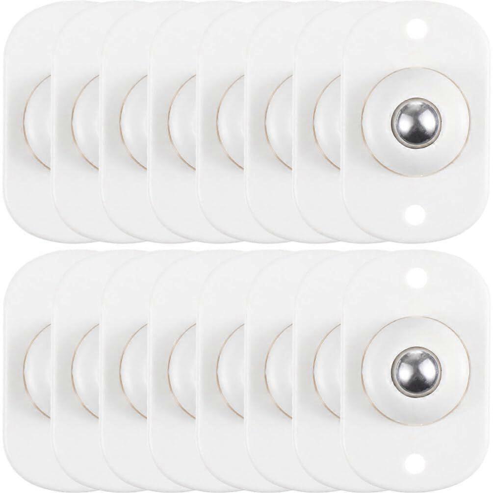 16pcs Self Adhesive Mini Swivel Caster Wheels for Boxes